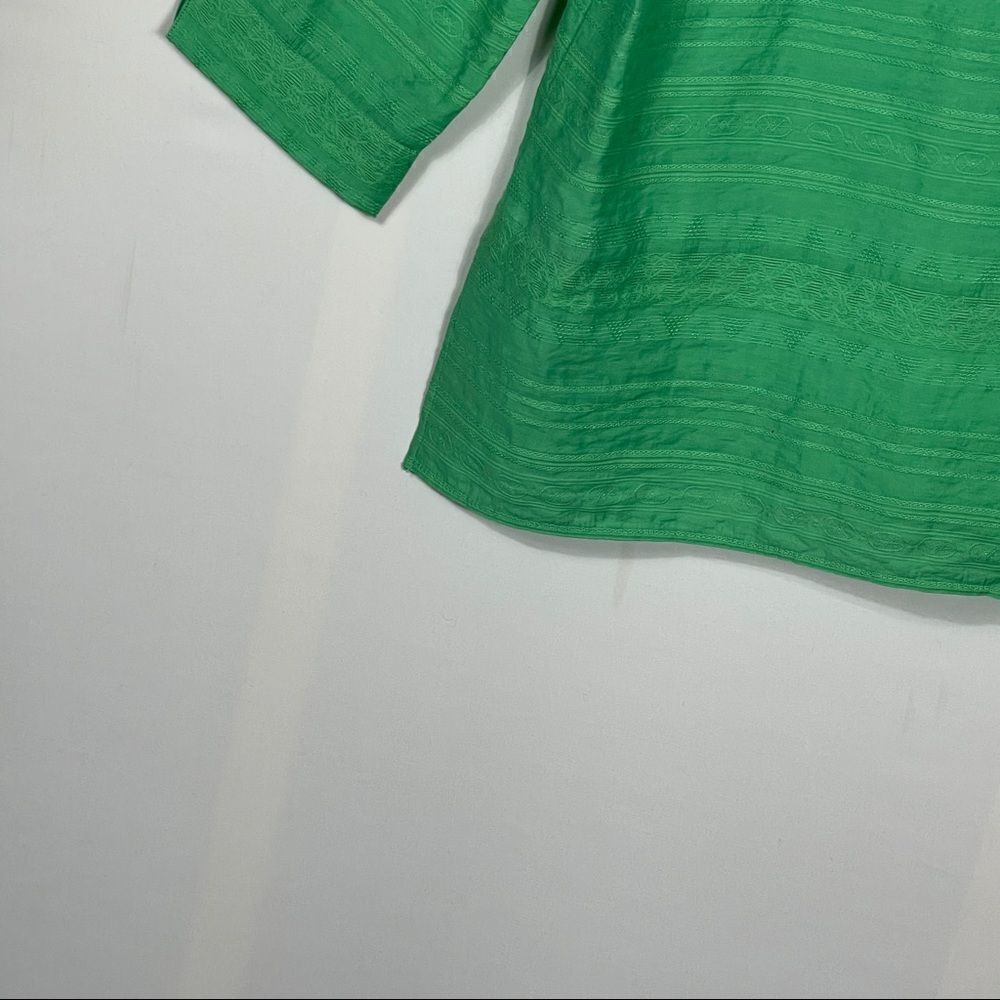 Alfred Dunner Mint Green Women's Blouse - Picture 9 of 14